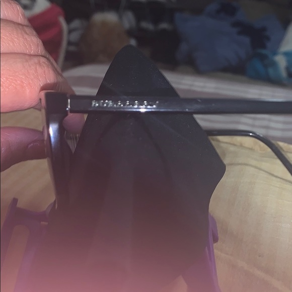 black Burberry prescription glasses with case - Picture 3 of 5